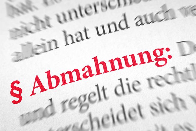 Abmahnung