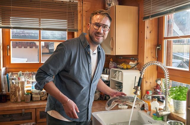 SWR Hausnummer Lecker, Sören Anders kocht zu Hause, Kochsendung SWR 2026, Kochen mit Kühlschrank Zutaten, ARD Mediathek Hausnummer Lecker