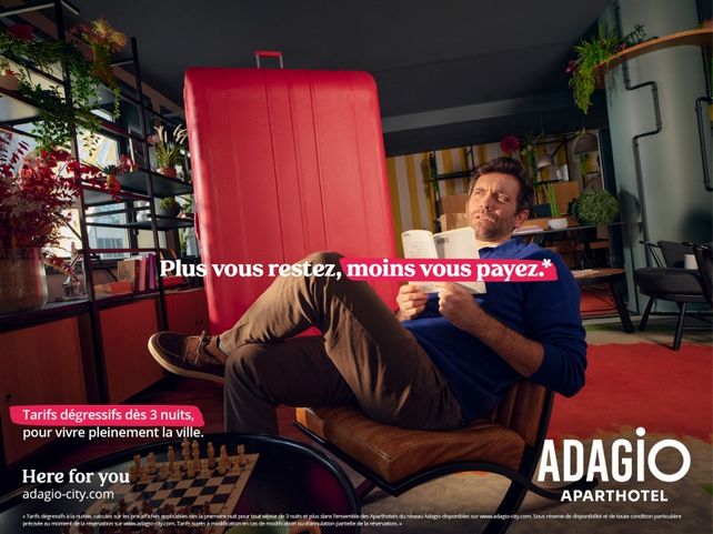 Adagio, Aparthotel, Werbekampagne Europa, Langzeitaufenthalt, Hotellerie Marketing, Städtereisen, Aparthotel Konzept, Hotelmarketing