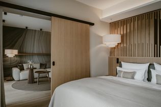 Bergkristall, Oberstaufen, Seesuiten, Allgäu, Wellnesshotel, Bergsee, Bergsuiten, Spa-Hotel, Hotelerweiterung, Falstaff Award, Familie Lingg