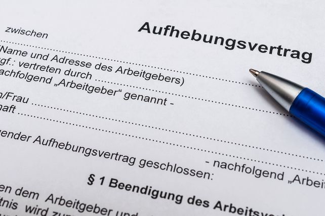 Aufhebungsvertrag