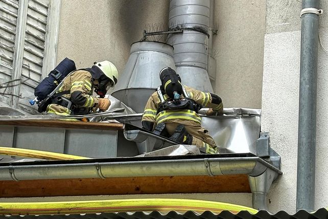 Brand Konstanz, Gastronomiebetrieb Konstanz, Feuerwehr Konstanz, Bahnhofstraße Konstanz, Brand Lüftungsanlage, Gebäudebrand Konstanz, Lüftungsanlage Gastronomiebetrieb