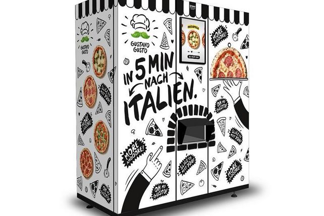 Gustavo Gusto, Gustavomat, Pizzaautomat, Stüwer, Automatenlösung Gastronomie, 24 Stunden Pizzeria, Vending Pizza, Tiefkühlpizza Vertrieb