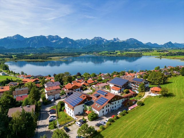 Biohotel Eggensberger, Hotel Eggensberger Füssen, Hotelumbau Hopfensee, Projekt Herzstück, Hotelinvestition Allgäu, Biohotel Hopfen am See, Hotel geschlossen Füssen, Tourismus Allgäu