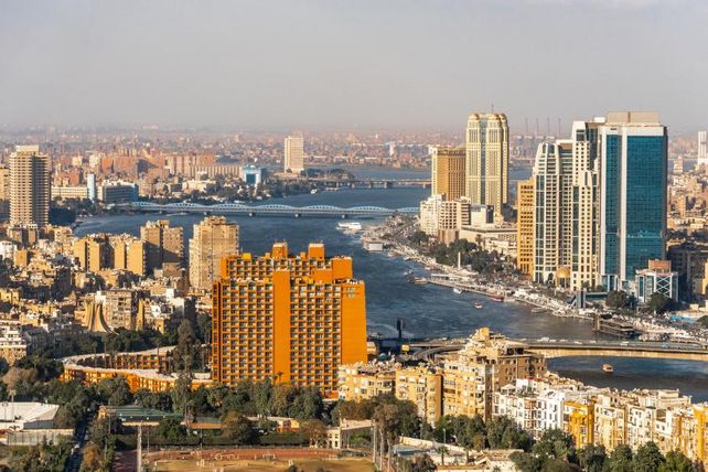 Ägypten Frau Hotelzimmer