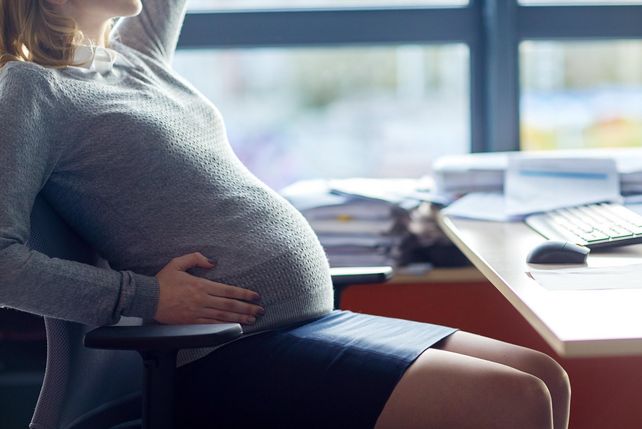 schwanger, Arbeit