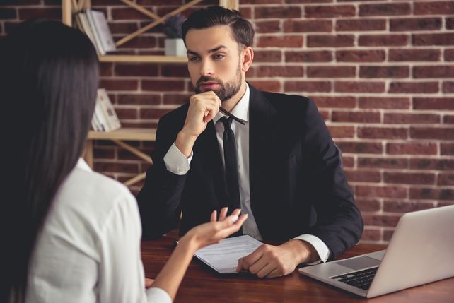 Erster Eindruck, Bewerbungsgespräch