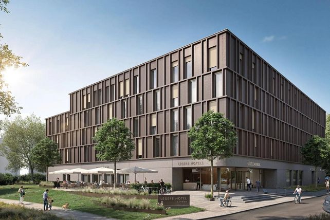 Légère Hotel Lindau, FIBONA GmbH, Limare-Gelände, Hotellerie, Gastronomie, Hotelneubau, Bodensee, GreenSign, #légèresprössling, Nachhaltigkeit, Konferenzhotel, Tagungshotel, Hotelzimmer, Hotel-Gastro, Andreas von Reitzenstein, Sven J. Köllmann