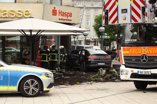 Jungfernstieg, Auto, Toter