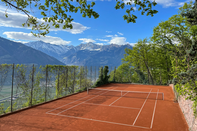 Castel Fragsburg Tennisplatz