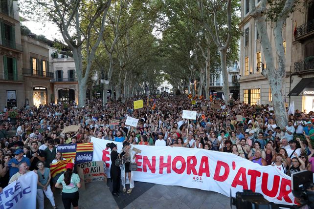 Massentourismus, Mallorca, Demo