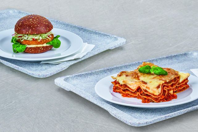 pflanzenbasierte Gerichten, Betriebsgastronomie Unilever Food Solution, Langnese, Plantmade-Folder