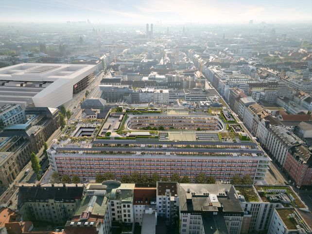 THE VERSE München, Tasteful Hospitality, Stadtquartier München Mitte,  Gastronomie Hauptbahnhof München, Oaktree Capital Management, ACCUMULATA Real Estate, Mixed-Use Quartier, Büroflächen München,Hospitality Konzepte