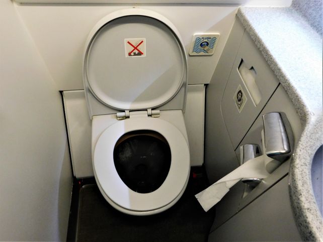 Toilette Flugzeug