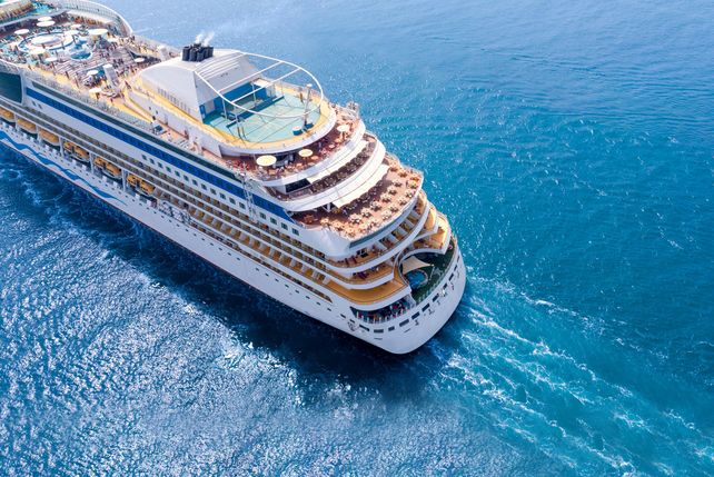 Kreuzfahrt Glas Urin