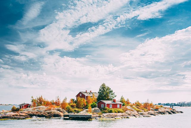 Hütte Schweden Lärm