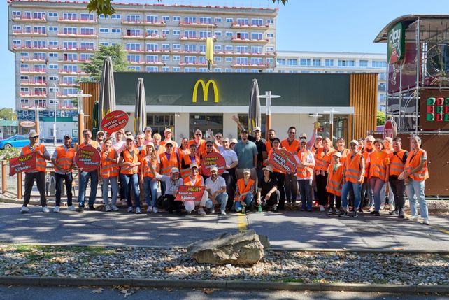 McDonald's Österreich Müll