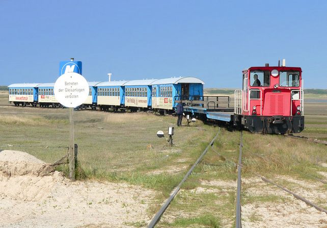 Wangerooge, Inselbahn, Fahrer