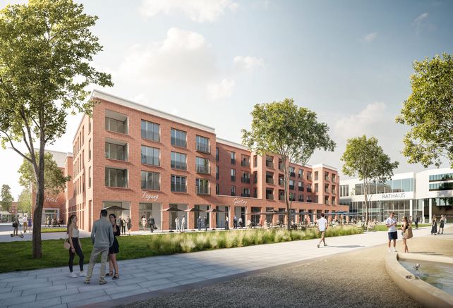 Fairfield by Marriott, Signo Hospitality, Rheine, Grundsteinlegung, Staelscher Hof, Hotel Deutschland, Hofschröer Projektbau, Achterkamp und Möller Architekten, Hotellerie, Quartiersneuentwicklung, Hoteleröffnung