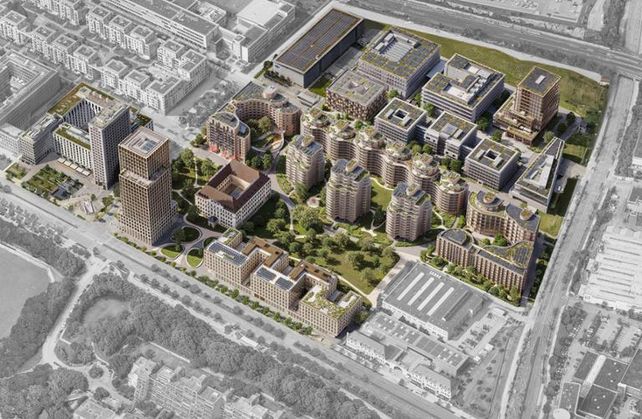 Knorr-Bremse-Areal München, Hotel München, Hochhaus München, OPES Immobilien, München Milbertshofen, Hotel Milbertshofen, Skybar München, Knorr-Bremse, Moosacher Straße, Oberwiesenfeld