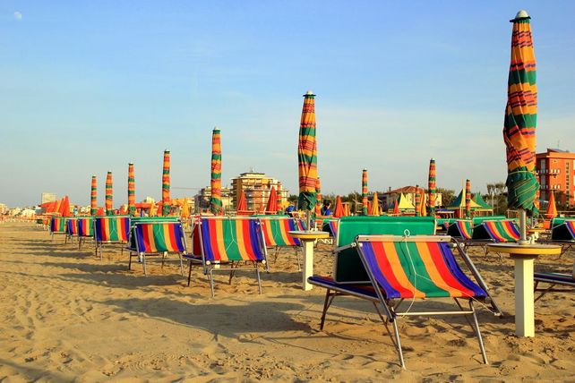 Italien Strandbad