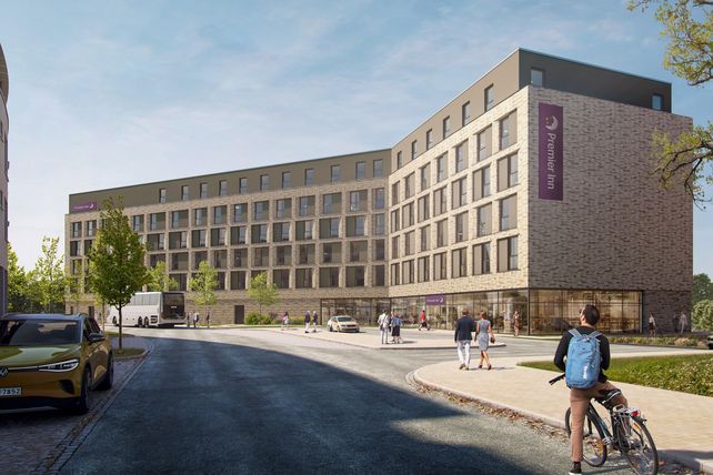Baustart für Premier Inn-Hotel Lübeck Hauptbahnhof