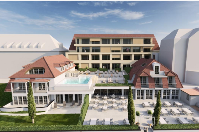 Hotel Engel, Langenargen, Umbau, Hotel, Gastronomie, Restaurant, Wellness, Infinity-Pool, Bodensee, Jubiläum, 300 Jahre, Philipp Wittmann, Birte Wittmann, Landgasthof Auszeit, Oberdorf, Sanierung, KFW 40, energieeffizient, Barrierefrei, Konferenzraum
