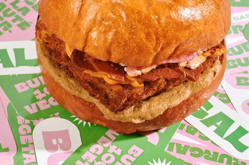 „Burgal“ Alain Ducasse veganen BurgerPopup Tageskarte