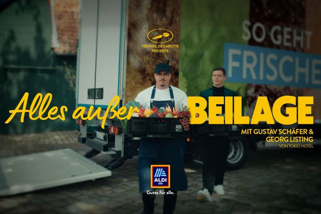 Alles außer Beilage, Gustav, Georg, Tokio Hotel, ALDI