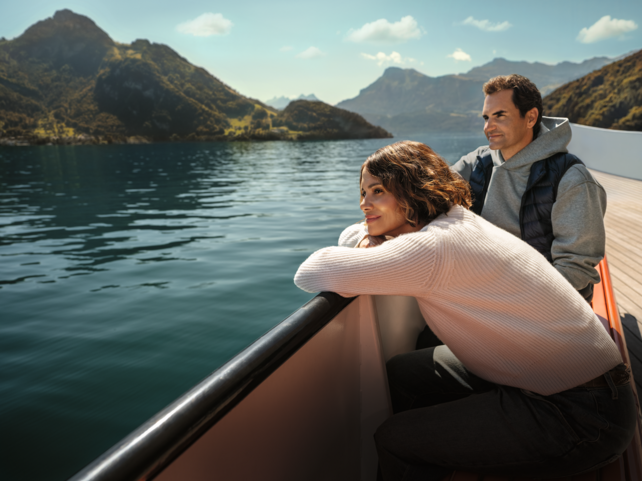 Roger Federer, Halle Berry, Schweiz Tourismus, Schweizer Herbst, Tourismus Schweiz, Hotellerie, Gastronomie, Tageskarte.io, Kampagne, Reisetrend, Reisezeit, Swiss Travel Pass, Übernachtungszahlen