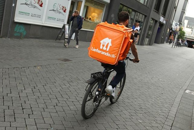 Lieferando Demo Hamburg