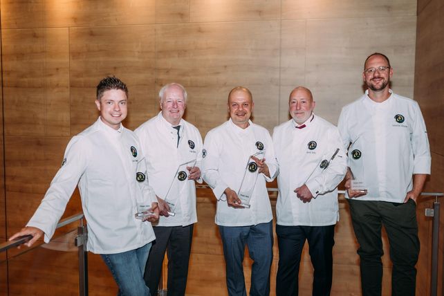 Laurentius 2025, VKD, Ausbildungs-Award, Kochausbildung, Ausbilder, Nachwuchsförderung, Gastronomie, Hotellerie, Frankfurt am Main, Maik Delling, Bernd Helm, Sebastian Hölscher, Frank Müller, Jesco Schambach, Joachim Elflein, Hügli, DHA, Chefs Culinar, Landwirtschaftliche Rentenbank, Kochberuf