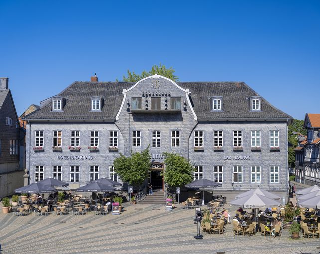 Goslar, Hotel Schiefer, Alexander Scharf, eingestürzt