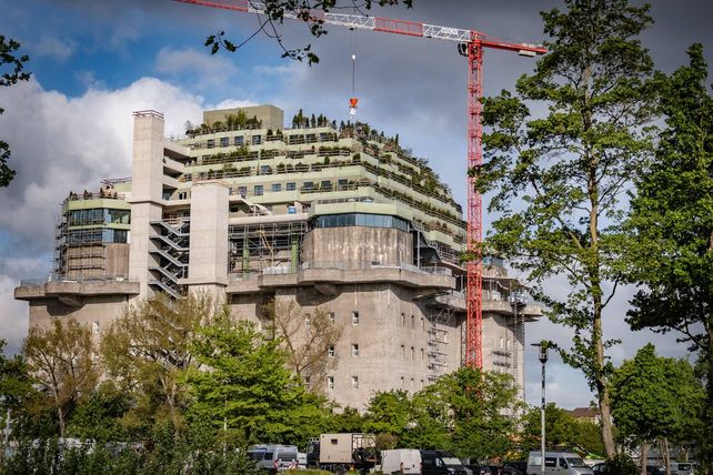 Hamburg, Bunker, Hotel, Wohnungen