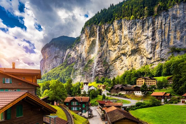Handy-Touristen, Lauterbrunnen, Eintritt