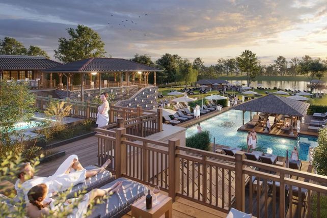 Vabali-Spa, Olching, Fürstenfeldbruck, Baugenehmigung, Wellnessanlage, Theune-Gruppe, Hotellerie, Gastronomie, Tourismusstandort, Sauna, Spa, Hotelbau, Freizeitwirtschaft, Bayern