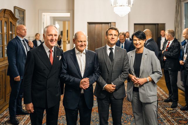 Scholz, Macron, Louis C. Jacob