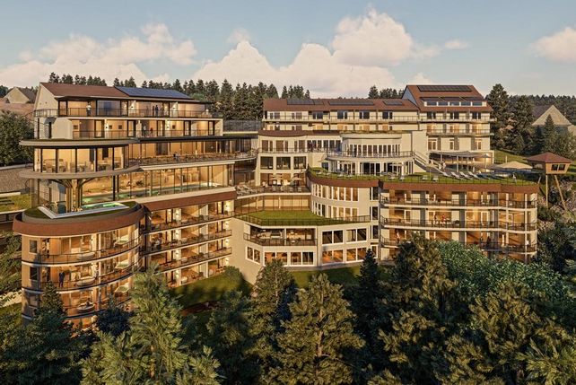 Hotel Kronelamm, Bad Teinach-Zavelstein, Schwarzwald, Hotelumbau, Hotelerweiterung, Westflügel, neue Hotelzimmer, Spa, Wellnessbereich, Panorama-Innenpool, Gourmetrestaurant, Michelin-Stern, Familie Berlin, Hotelinvestition, Hotelbau 2026
