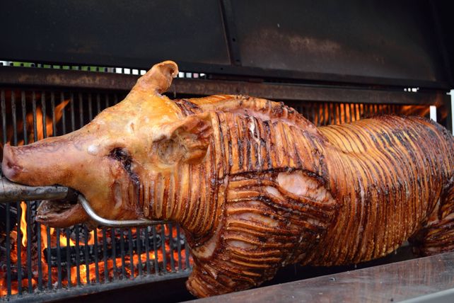 Schweine-Wettgrillen, streit, Veganer, Viechtach