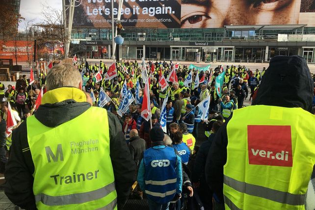 Streik an Flughäfen