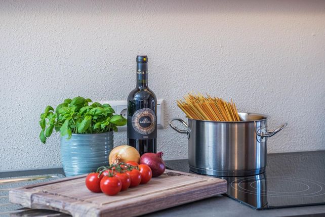 Ferienhaus Lebensmittel