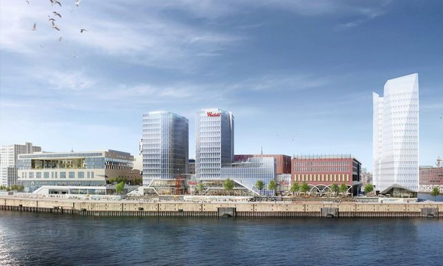 Westfield Überseequartier, Eröffnung, Hotel