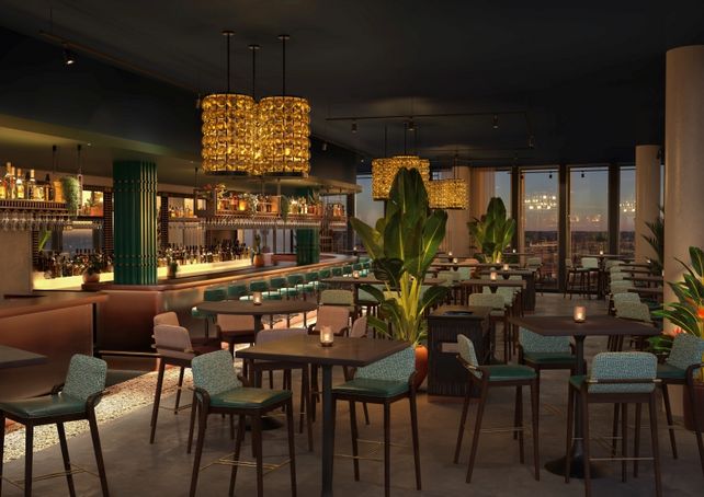 Rhubarb Hospitality Collection, Westfield Hamburg-Überseequartier, Elemente Hamburg, AirBar13, Neueröffnung Gastronomie Hamburg, Rooftop Bar Hamburg, Unibail Rodamco Westfield