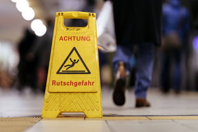 Sturz, Schnellrestaurant