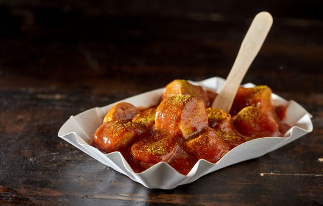 Dubai-Schokolade Currywurst