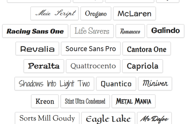 Google Fonts