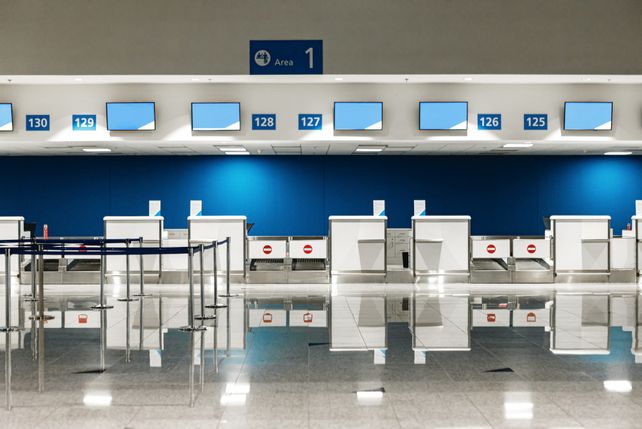 Abflug Flughafen