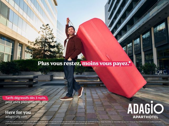 Adagio, Aparthotel, Werbekampagne Europa, Langzeitaufenthalt, Hotellerie Marketing, Städtereisen, Aparthotel Konzept, Hotelmarketing