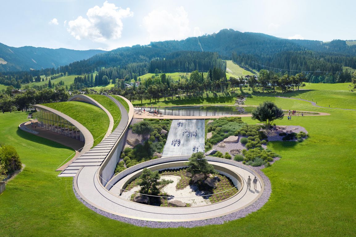Hotel Krallerhof baut einzigartigen Spa mit InfinityPool in Natursee
