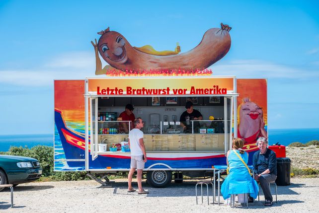 Bratwurst, Algarve, Portugal, Cabo de São Vicente